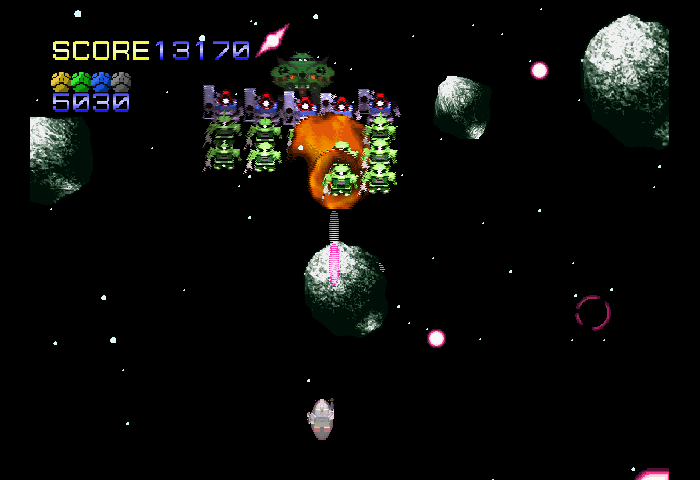 SD Gundam - Over Galaxian Screenshot 1